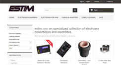 Desktop Screenshot of estim.com