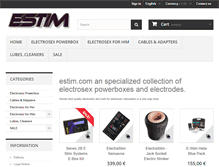 Tablet Screenshot of estim.com